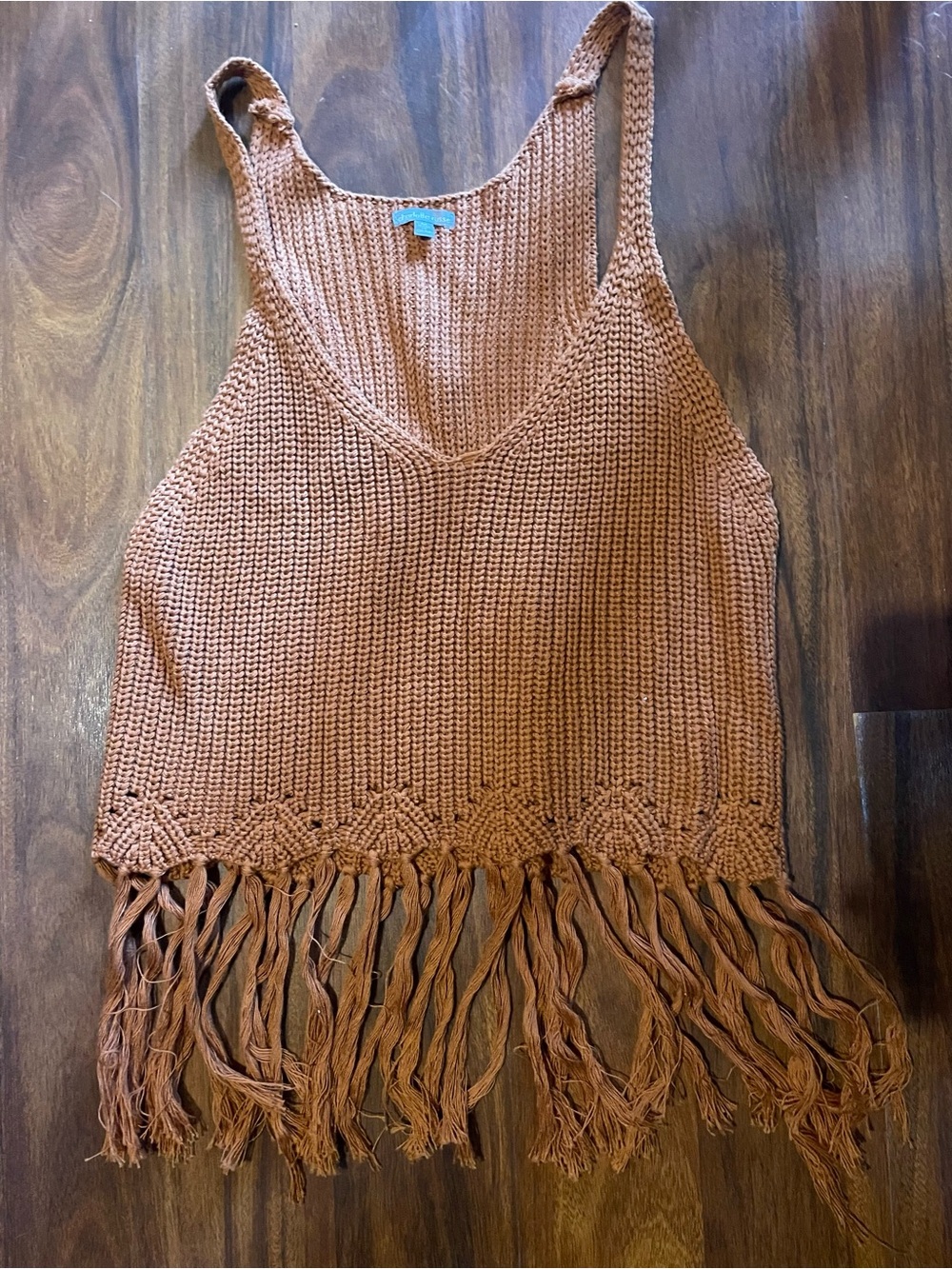 Charlotte Russe Rust Knit Fringe Tank ▶️BUNDLE 5/$15◀️